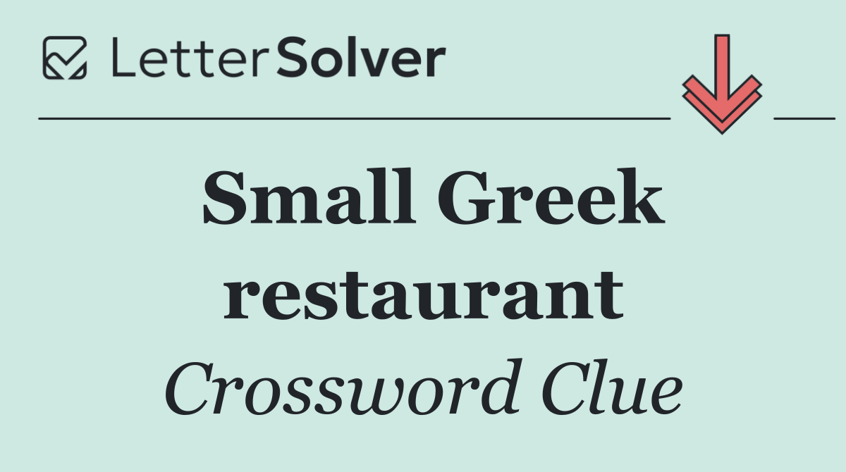 Mirror Classic Crossword: Greek Restaurant Clue Solved (Sept 30, 2024)